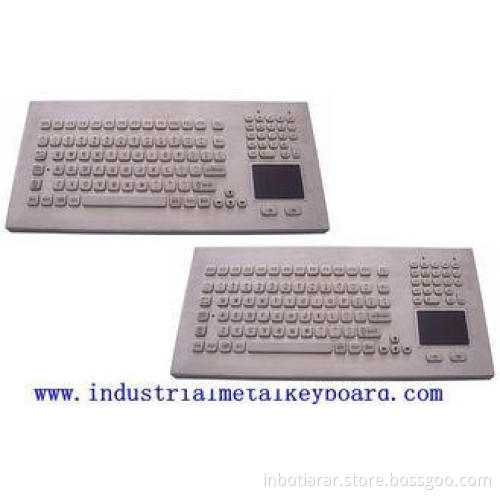 Panel Mount Industrial Keyboard With Trackball , Function K